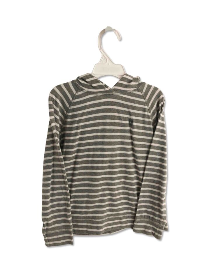 CREWCUTS  GRAY  STRIPED  KNIT LS SHIRT