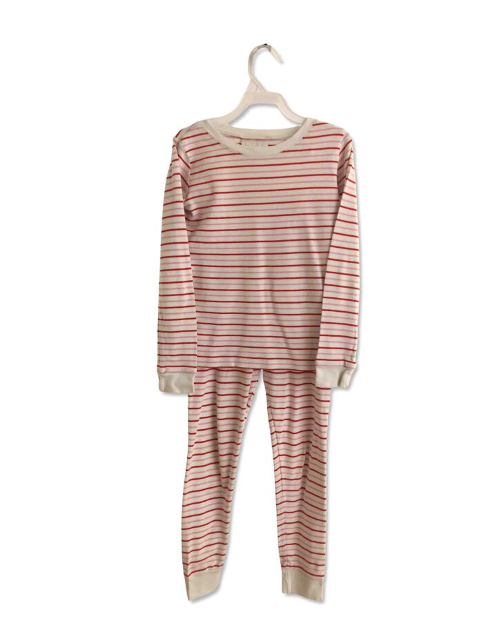 LAKE PAJAMAS  RED  STRIPED  LOUNGEWEAR
