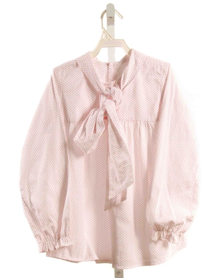 HANNAH KATE  RED  POLKA DOT  DRESS SHIRT