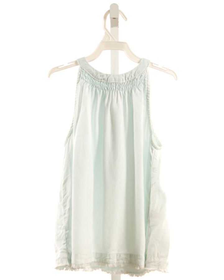BELLA DAHL  AQUA    SLEEVELESS SHIRT