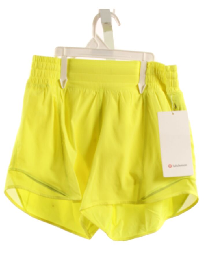LULULEMON  BRIGHT YELLOW    SHORTS