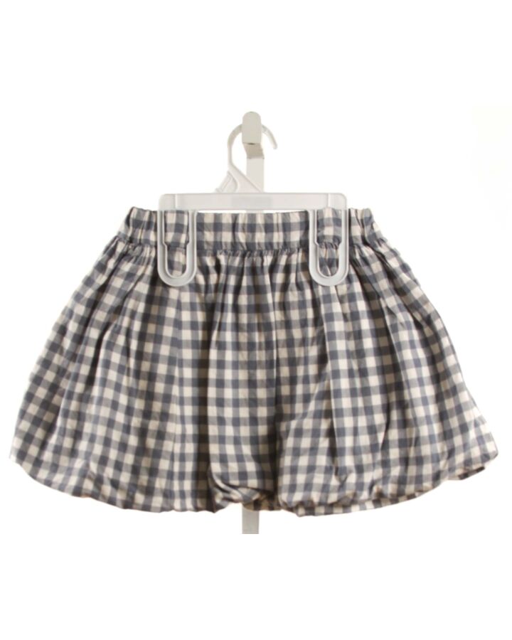 HANNAH KATE  BLUE  GINGHAM  SKIRT WITH BUBBLE HEM