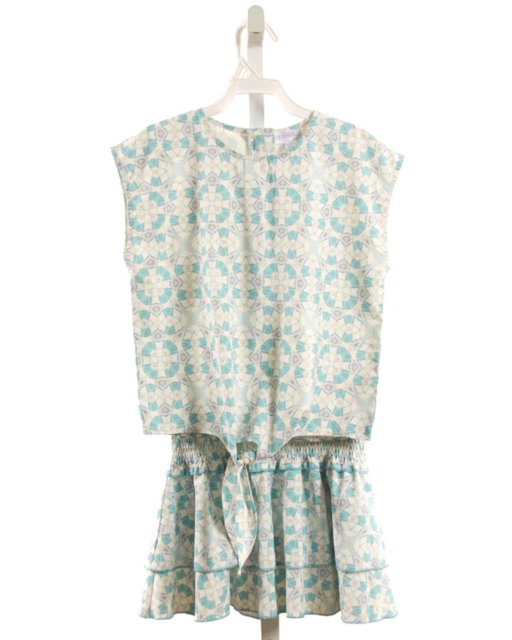 PLEAT. AQUA 2-PIECE OUTFIT