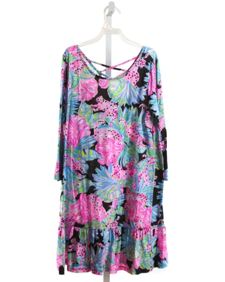 LILLY PULITZER  PINK  FLORAL  KNIT DRESS