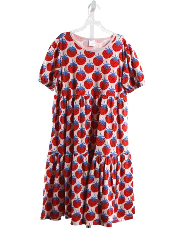 HANNA ANDERSSON  RED  PRINT  KNIT DRESS