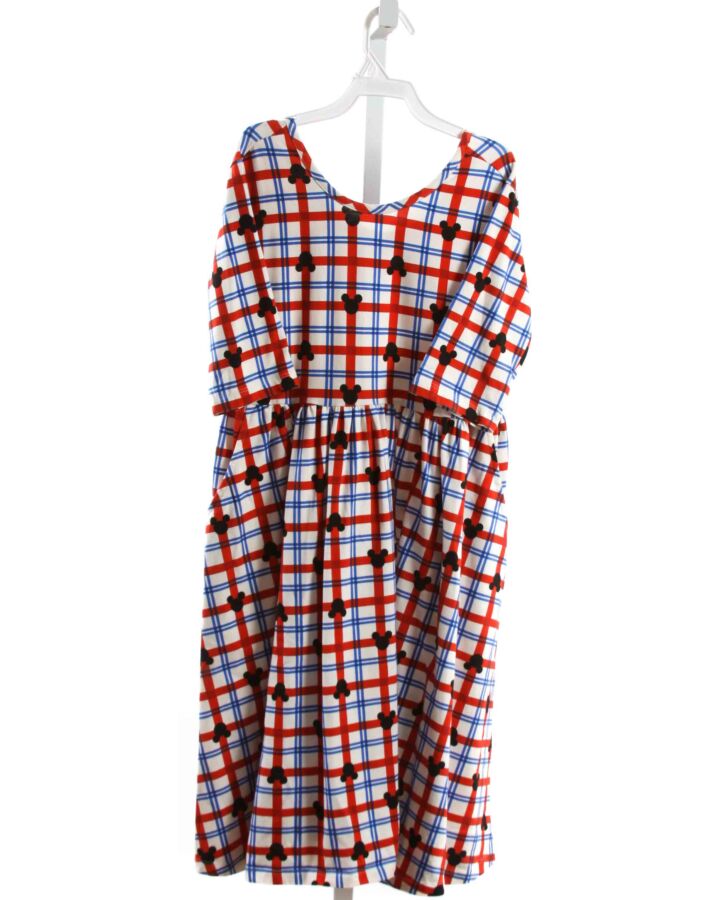 HANNA ANDERSSON  RED  PLAID  KNIT DRESS