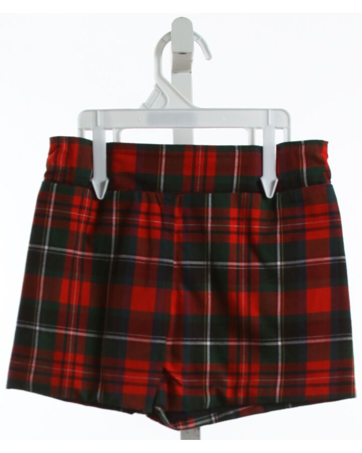 THE BEAUFORT BONNET COMPANY  RED  PLAID  SHORTS