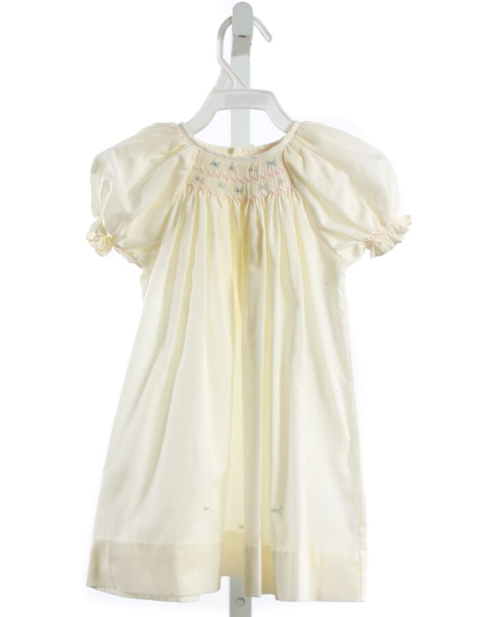 PETIT AMI  PALE YELLOW   SMOCKED DRESS