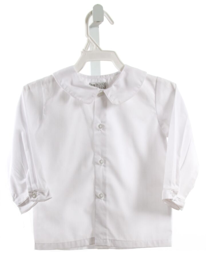 ROYAL KIDZ  WHITE    KNIT LS SHIRT