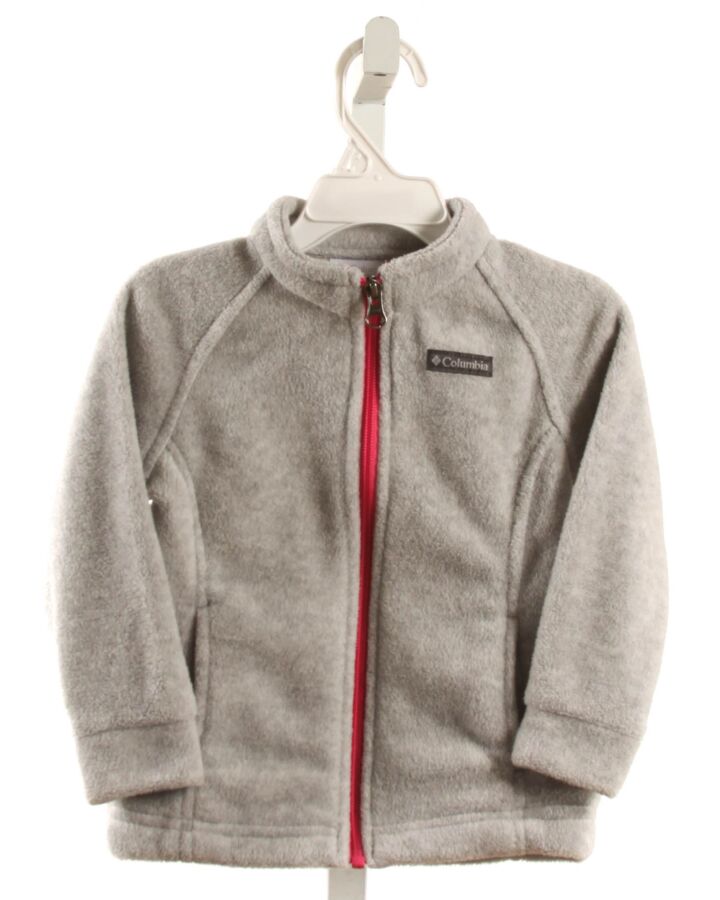 COLUMBIA  GRAY FLEECE   OUTERWEAR