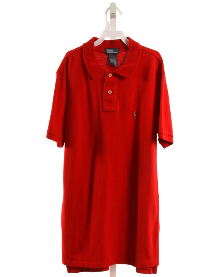 POLO BY RALPH LAUREN  RED    KNIT SS SHIRT
