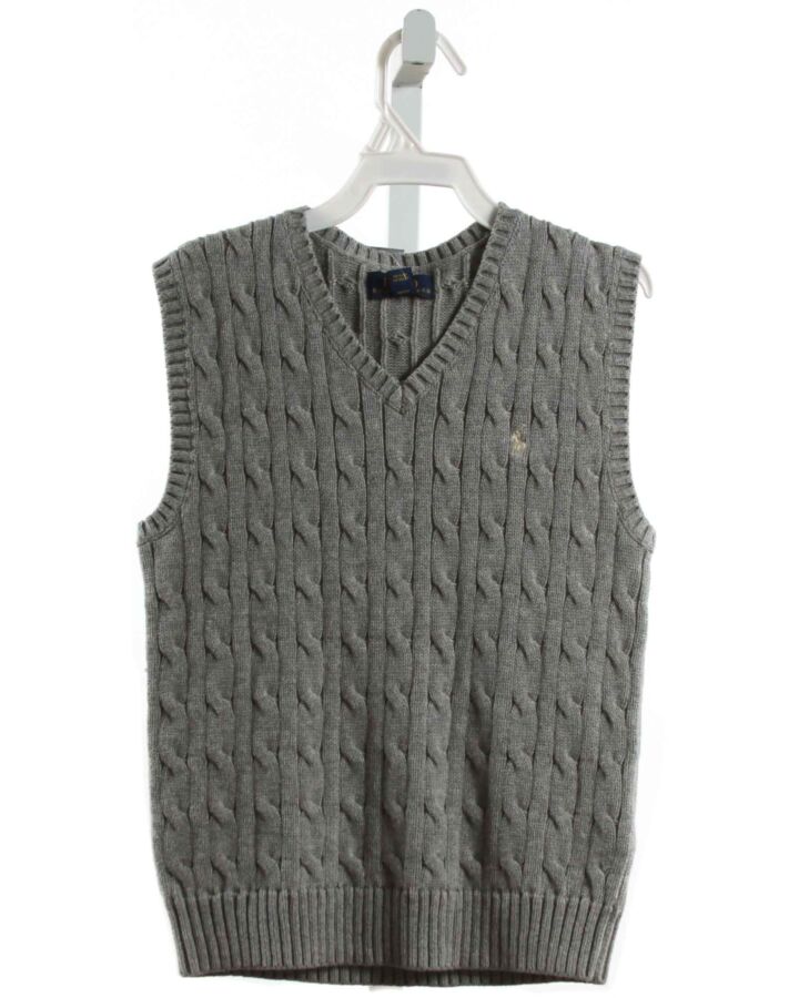 POLO BY RALPH LAUREN  GRAY    SWEATER VEST