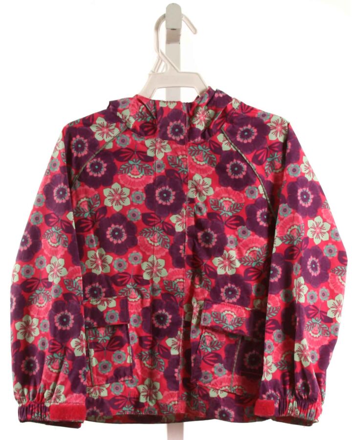 REI  PURPLE  FLORAL  OUTERWEAR