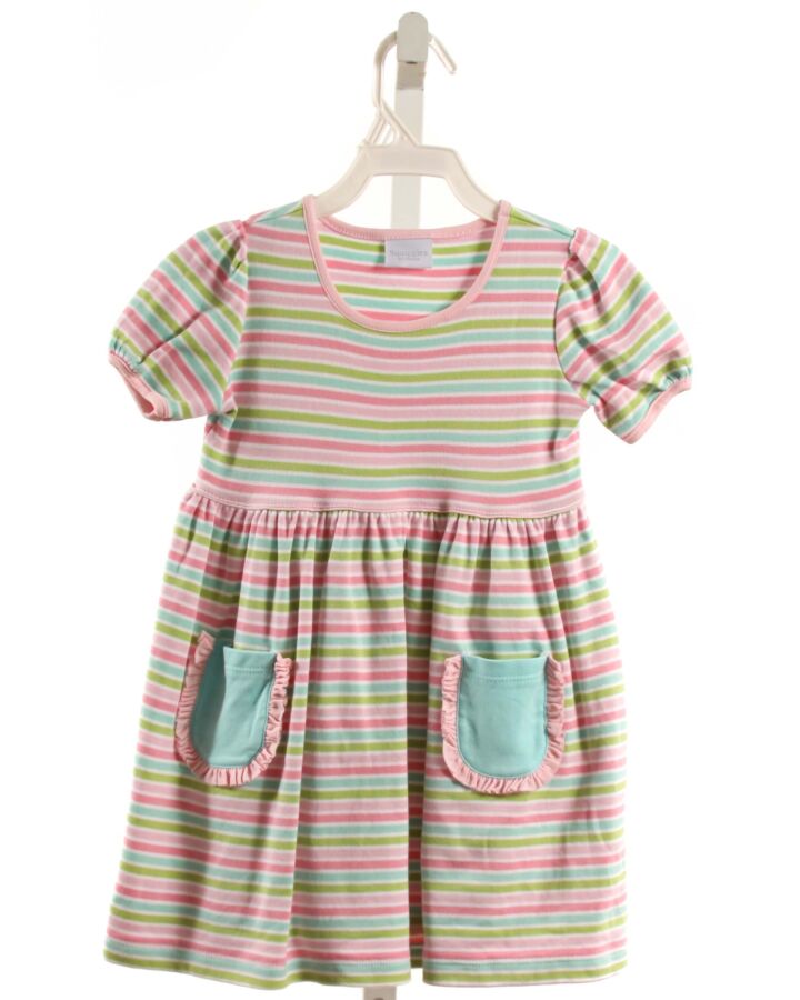 SQUIGGLES  MULTI-COLOR  STRIPED  KNIT DRESS