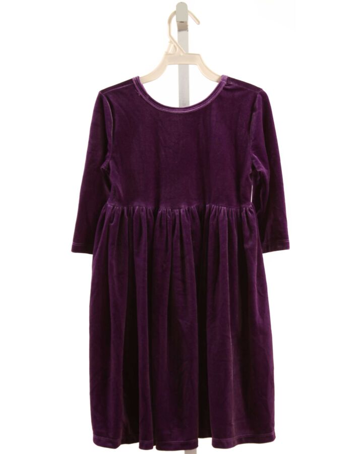 MILA & ROSE  PURPLE VELVET   KNIT DRESS