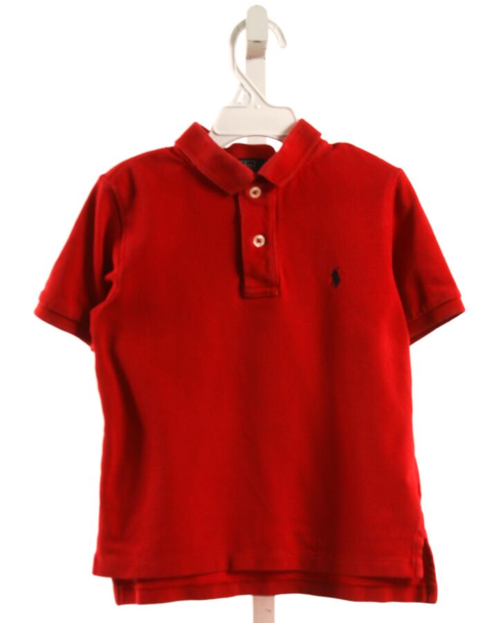 POLO BY RALPH LAUREN  RED    KNIT SS SHIRT