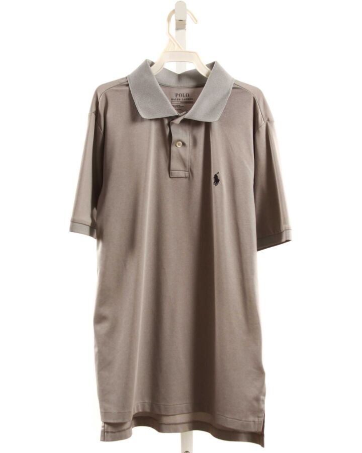 POLO BY RALPH LAUREN  GRAY    KNIT SS SHIRT