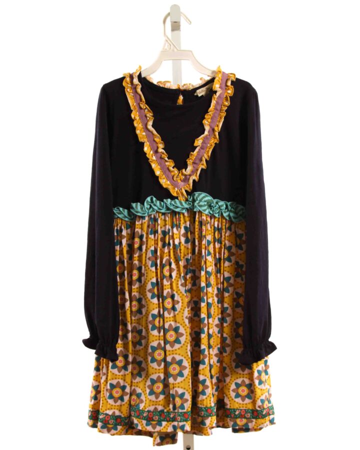 MATILDA JANE  YELLOW  FLORAL  KNIT DRESS