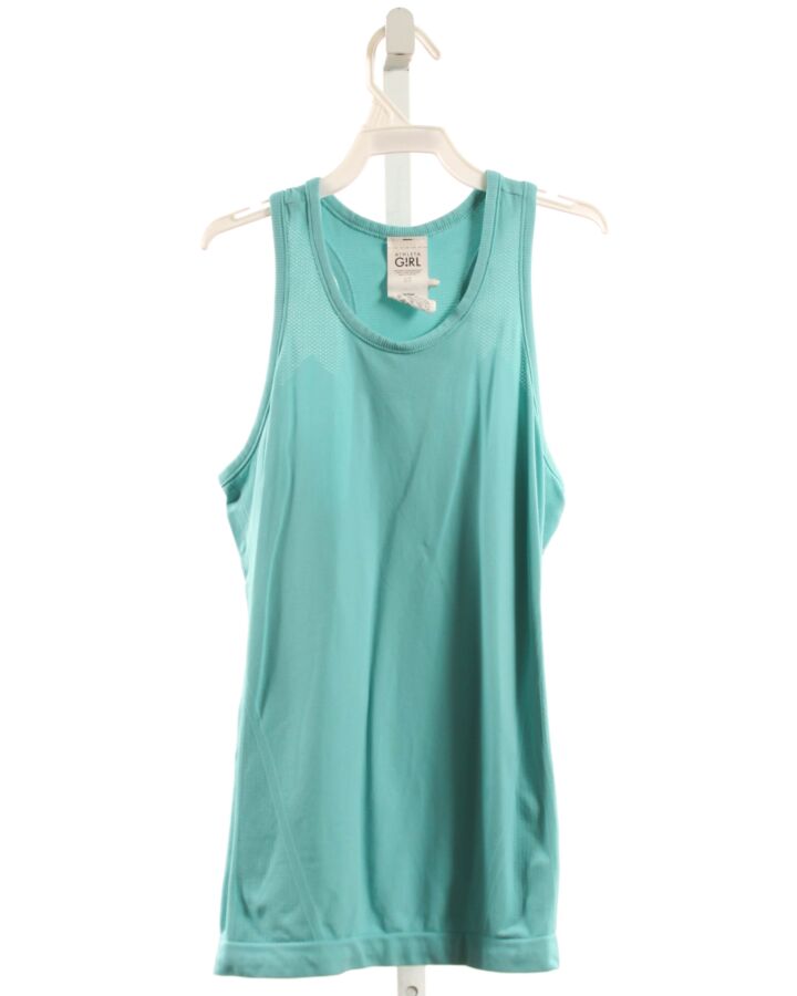 ATHLETA GIRL  AQUA    KNIT TANK