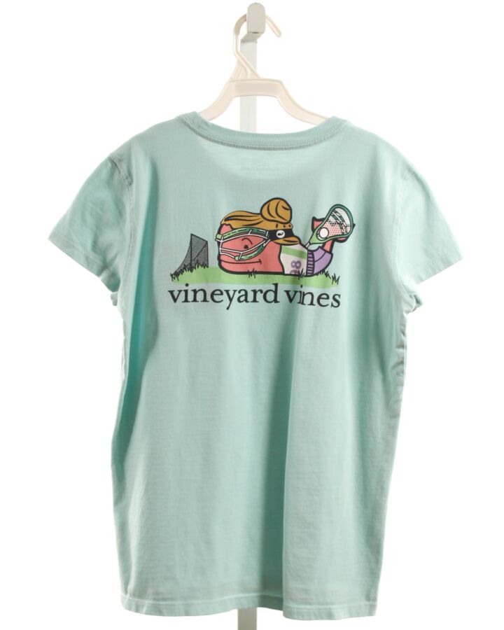 VINEYARD VINES  LT BLUE   PRINTED DESIGN T-SHIRT