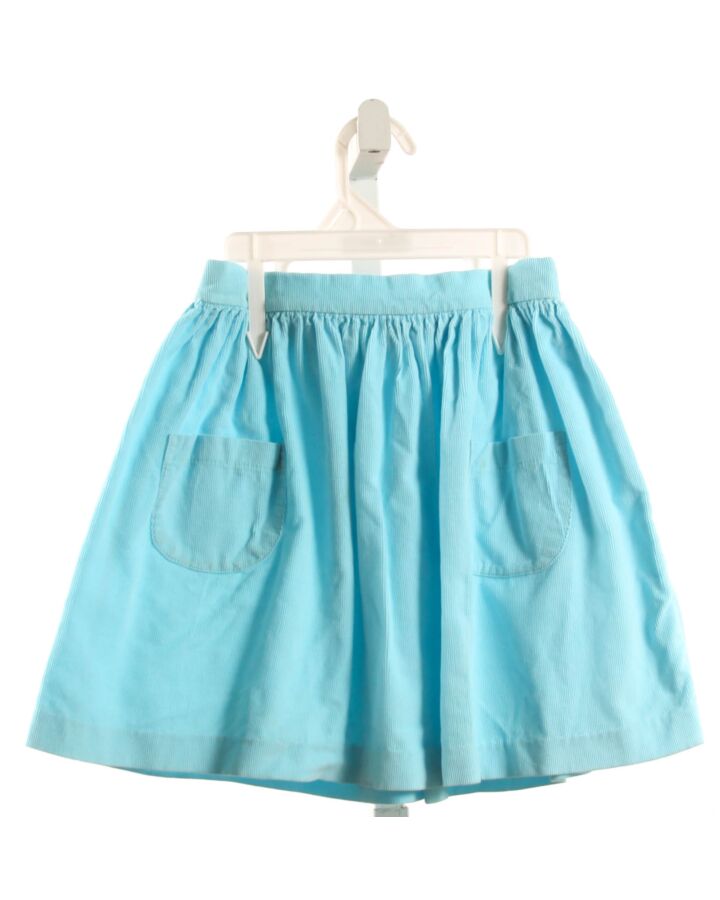 LITTLE ENGLISH  AQUA CORDUROY   SKIRT