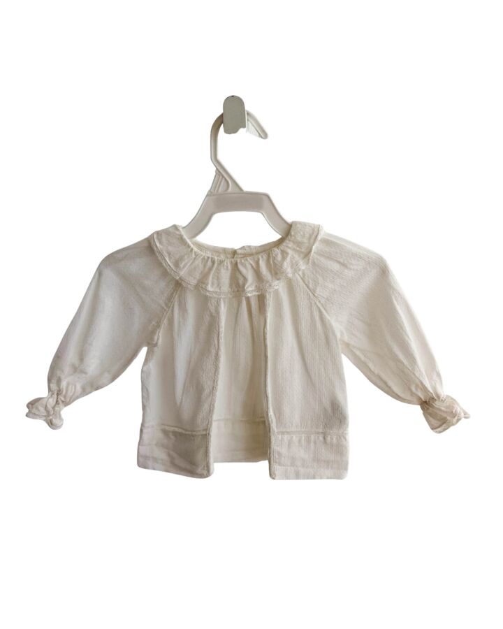 BONPOINT  WHITE    SHIRT-LS