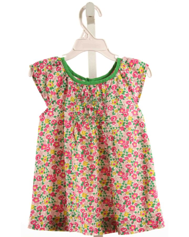 MINI BODEN  HOT PINK  FLORAL  SLEEVELESS SHIRT