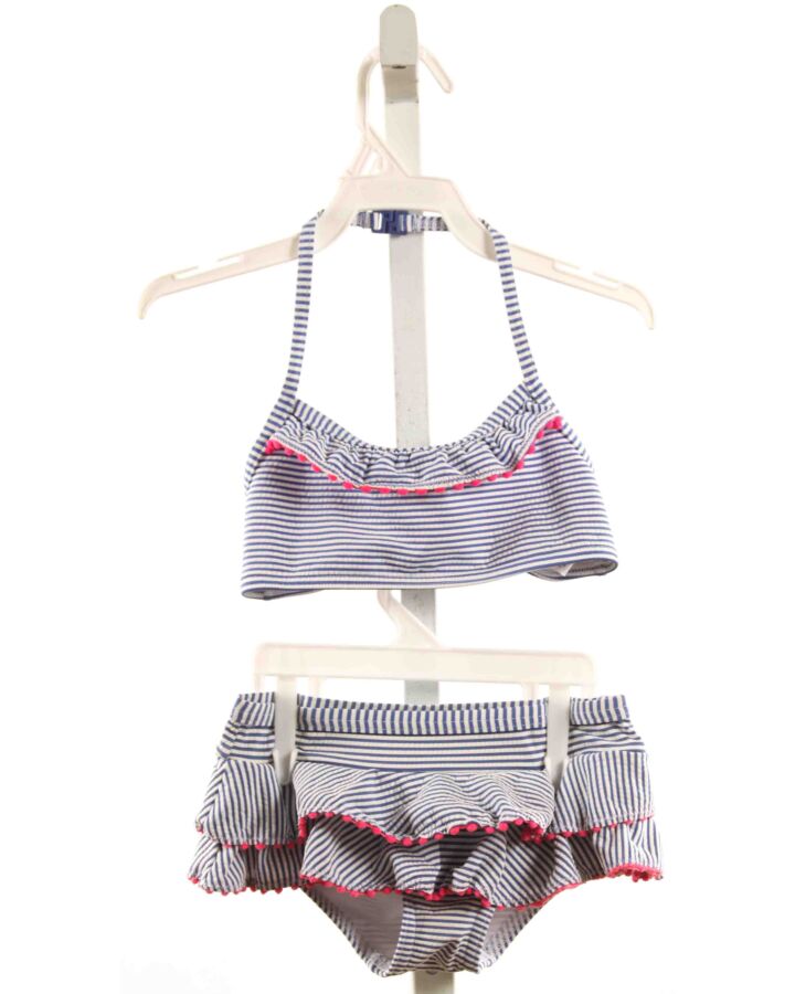 MINI BODEN  BLUE  STRIPED  2-PIECE SWIMSUIT