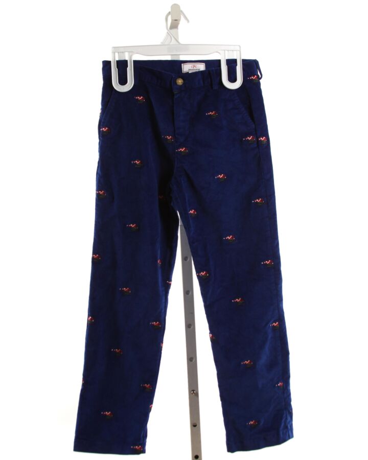 CPC  BLUE CORDUROY  EMBROIDERED PANTS