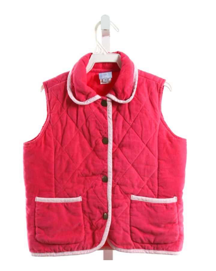 BELLA BLISS  HOT PINK CORDUROY   VEST