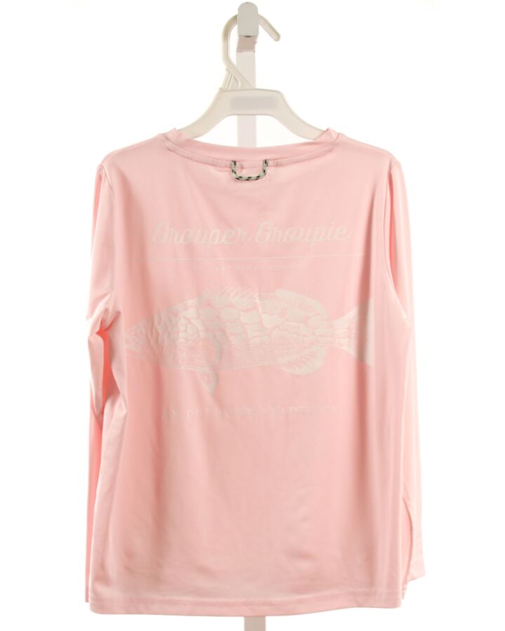 PRODOH  LT PINK   PRINTED DESIGN KNIT LS SHIRT