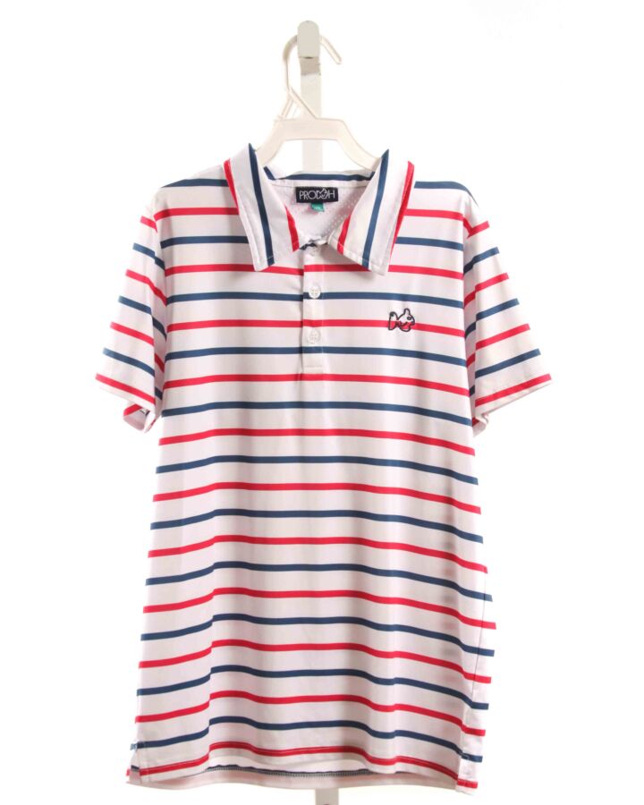 PRODOH  MULTI-COLOR  STRIPED  KNIT SS SHIRT
