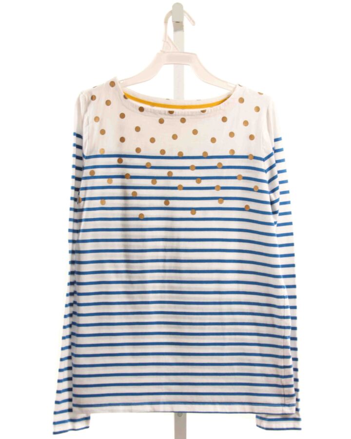 MINI BODEN  BLUE  STRIPED  KNIT LS SHIRT
