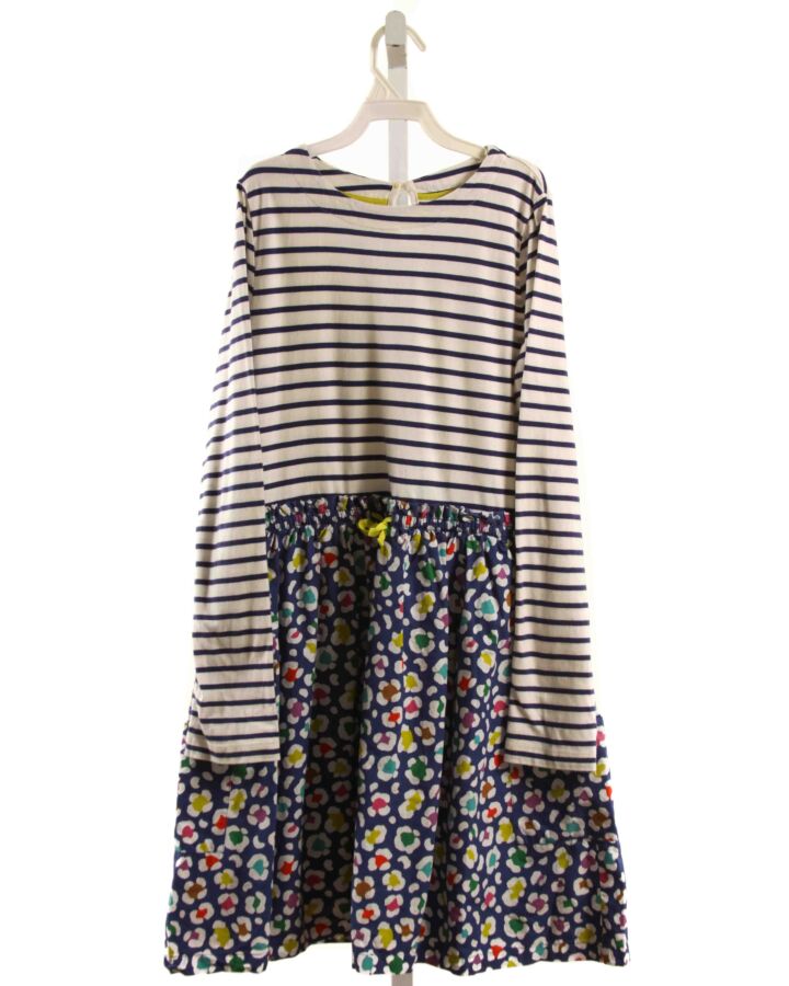 MINI BODEN  NAVY  STRIPED  KNIT DRESS