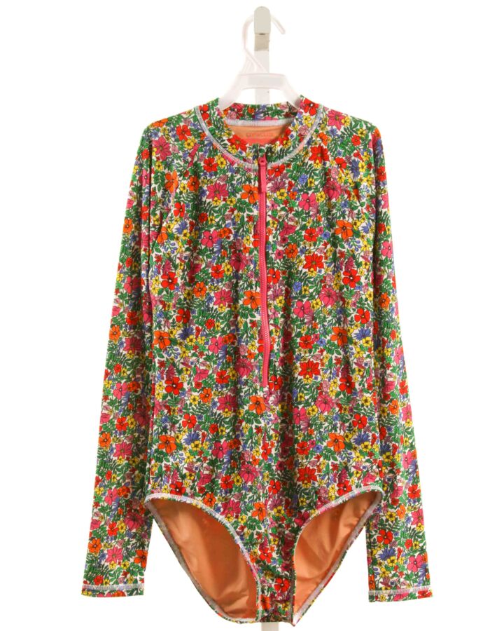 CREWCUTS  MULTI-COLOR  FLORAL  1-PIECE SWIMSUIT