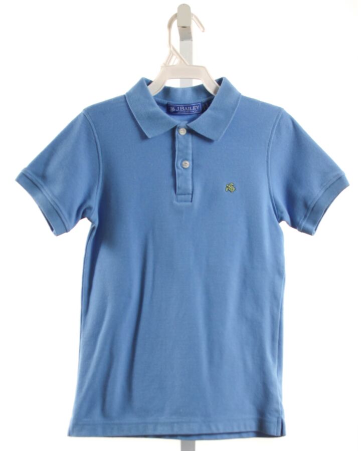 J. BAILEY BLUE KNIT SS SHIRT