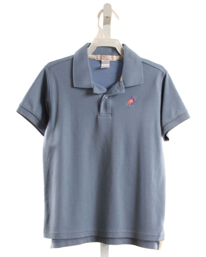 THE BEAUFORT BONNET COMPANY  BLUE    KNIT SS SHIRT