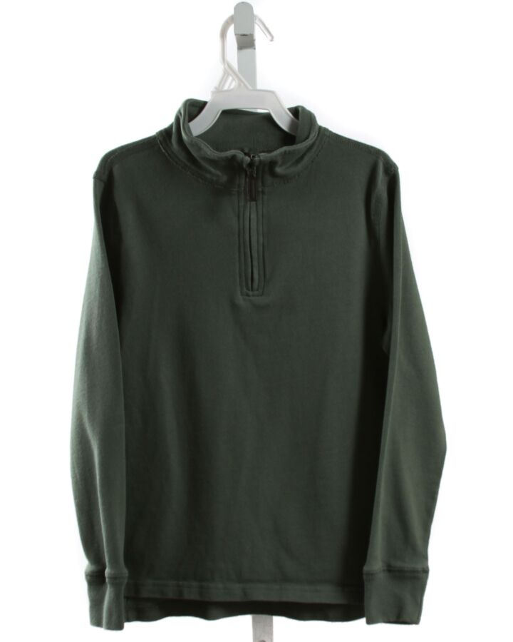 CREWCUTS  GREEN KNIT   PULLOVER