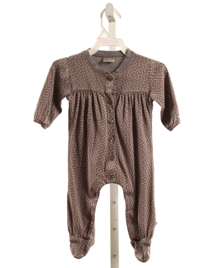 WHEAT  GRAY  FLORAL  LAYETTE