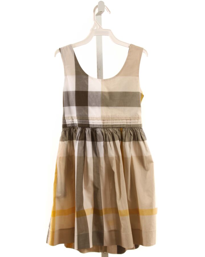 BURBERRY  BROWN  PLAID  DRESS