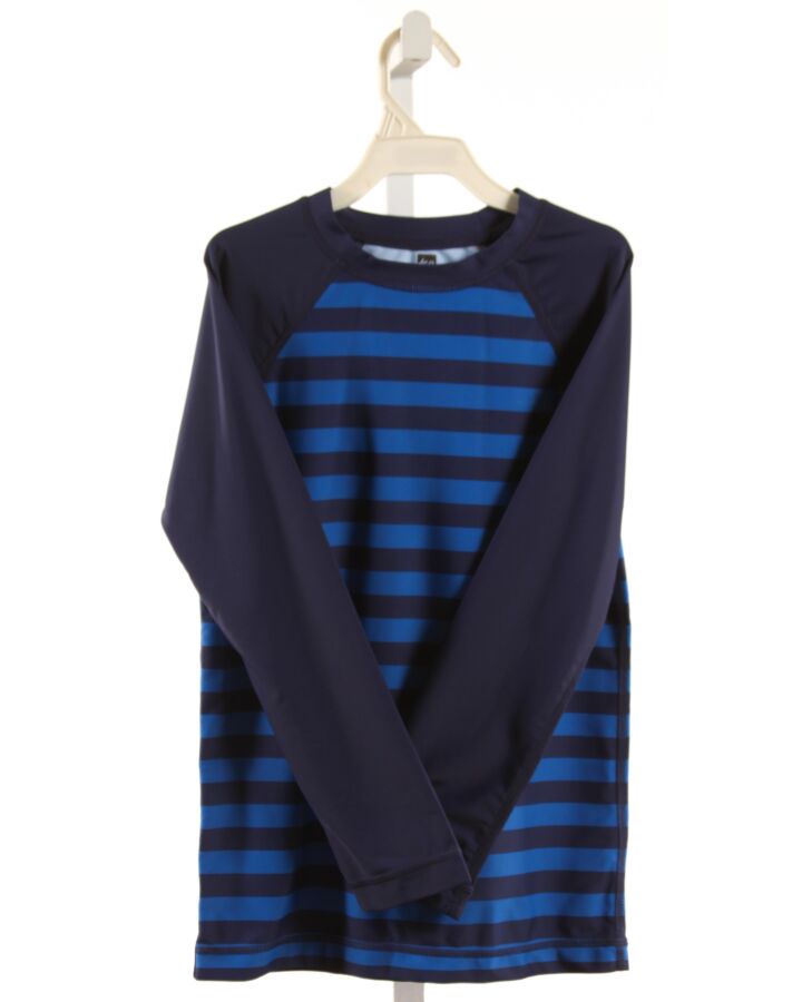 TEA  BLUE  STRIPED  RASH GUARD