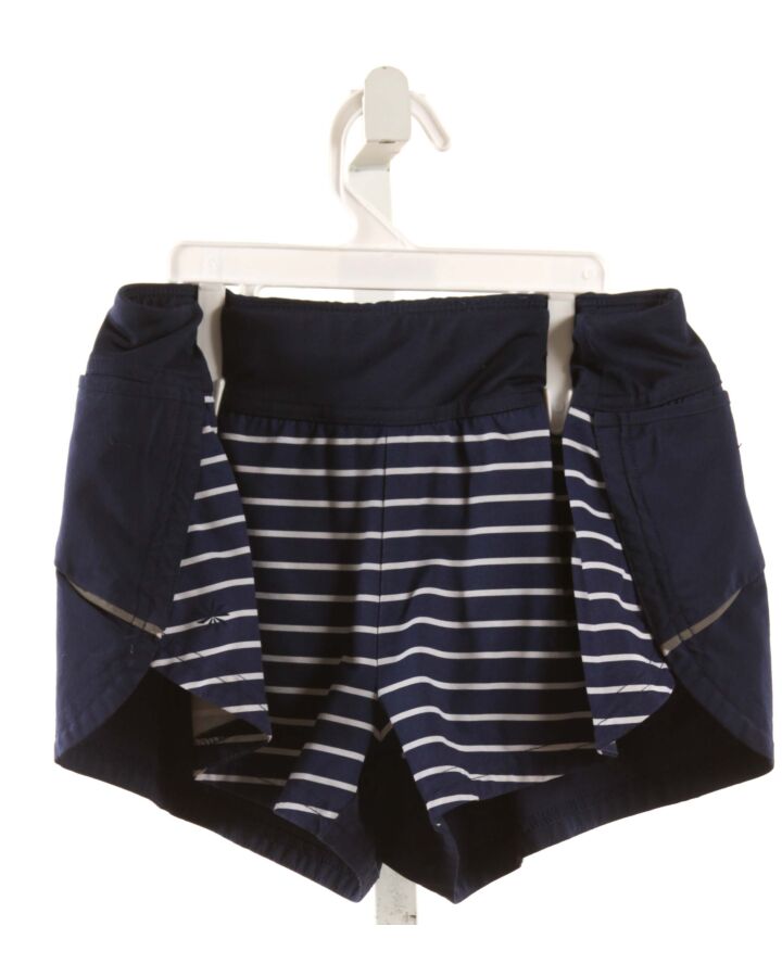 ATHLETA GIRL  NAVY  STRIPED  SHORTS