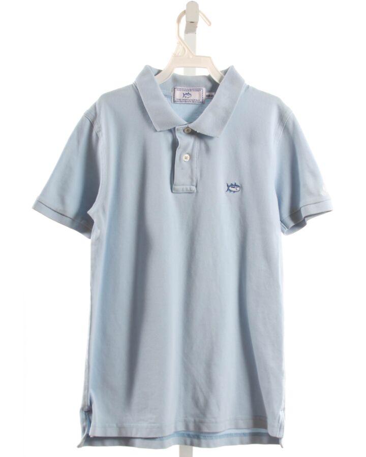 SOUTHERN TIDE  LT BLUE    KNIT SS SHIRT