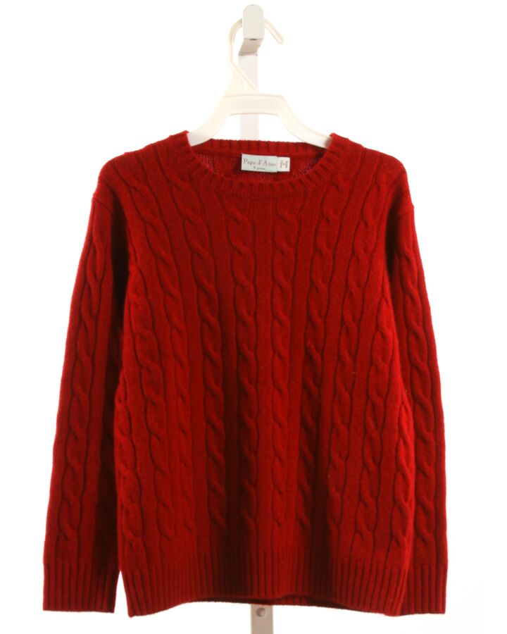 PAPO D'ANJO  RED    SWEATER