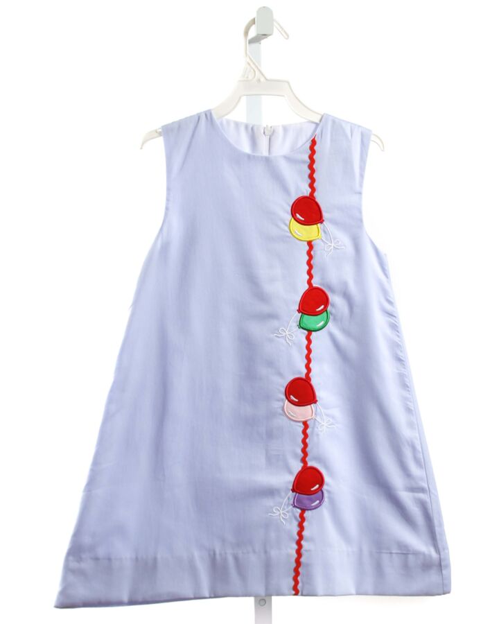 SMOCKINGBIRD  BLUE   APPLIQUED DRESS