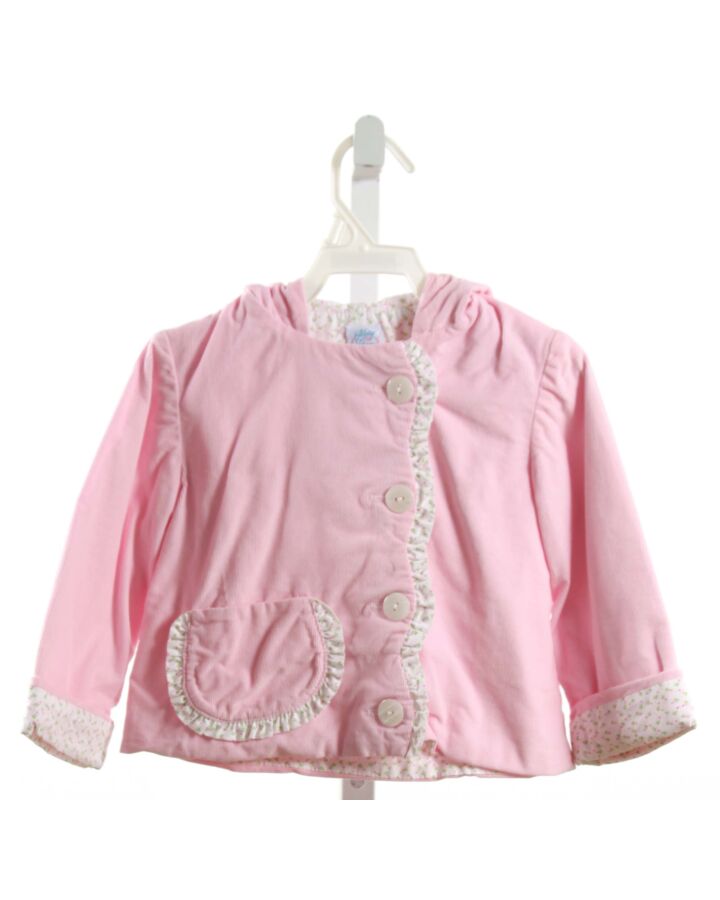 MARY & GRACE  PINK CORDUROY   OUTERWEAR WITH RUFFLE