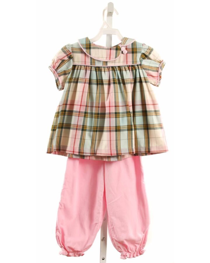 MARY & GRACE  MULTI-COLOR  PLAID  2-PIECE OUTFIT