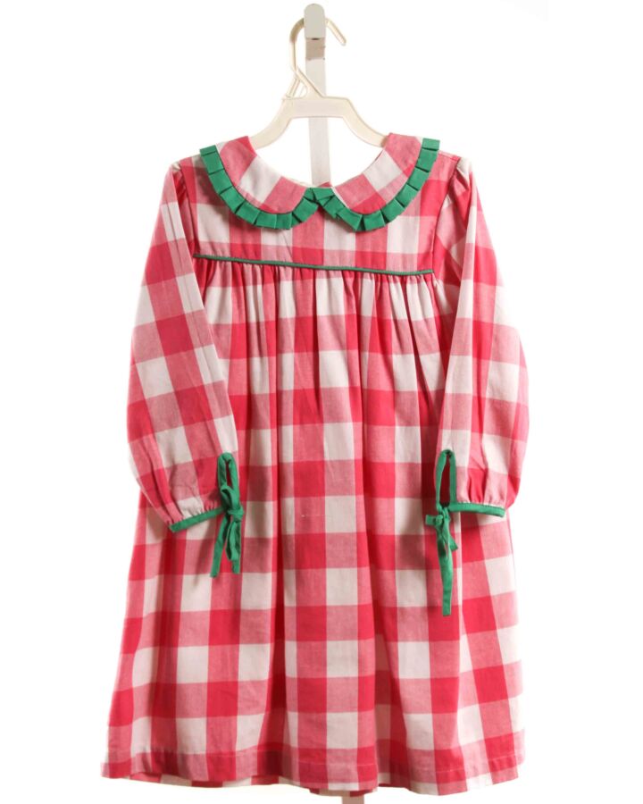 THE OAKS APPAREL   PINK  CHECK  DRESS