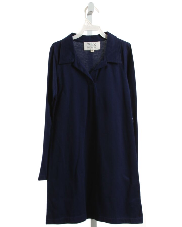 PEG AND KRIS  NAVY    KNIT DRESS