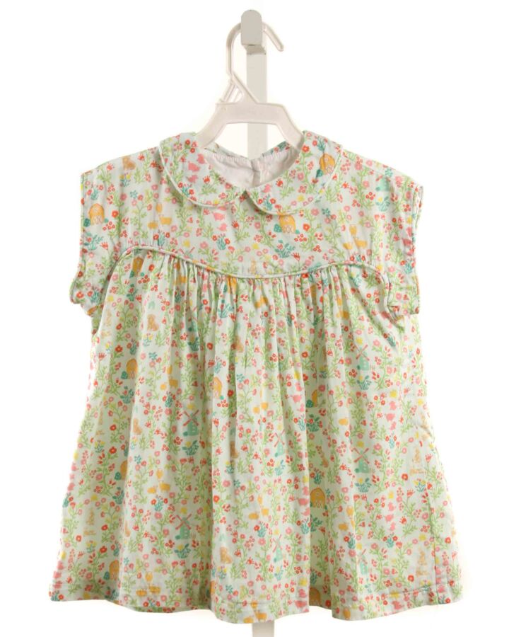 MARY & GRACE  MULTI-COLOR  FLORAL  SLEEVELESS SHIRT